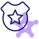 security,symbol,sign,badge,emblem,shapes and symbols,police,agent,police badge